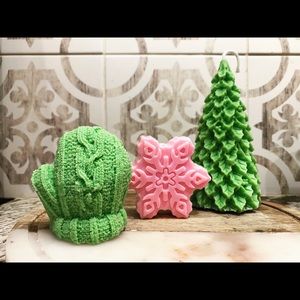 Candle wax molds